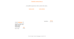 Desktop Screenshot of nemoc-dna.cz
